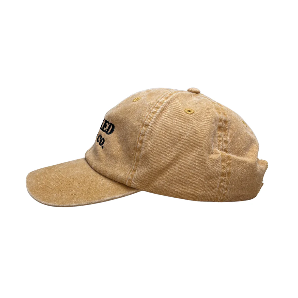 Sunfade Dad Cap Washed Mustard - Image 2