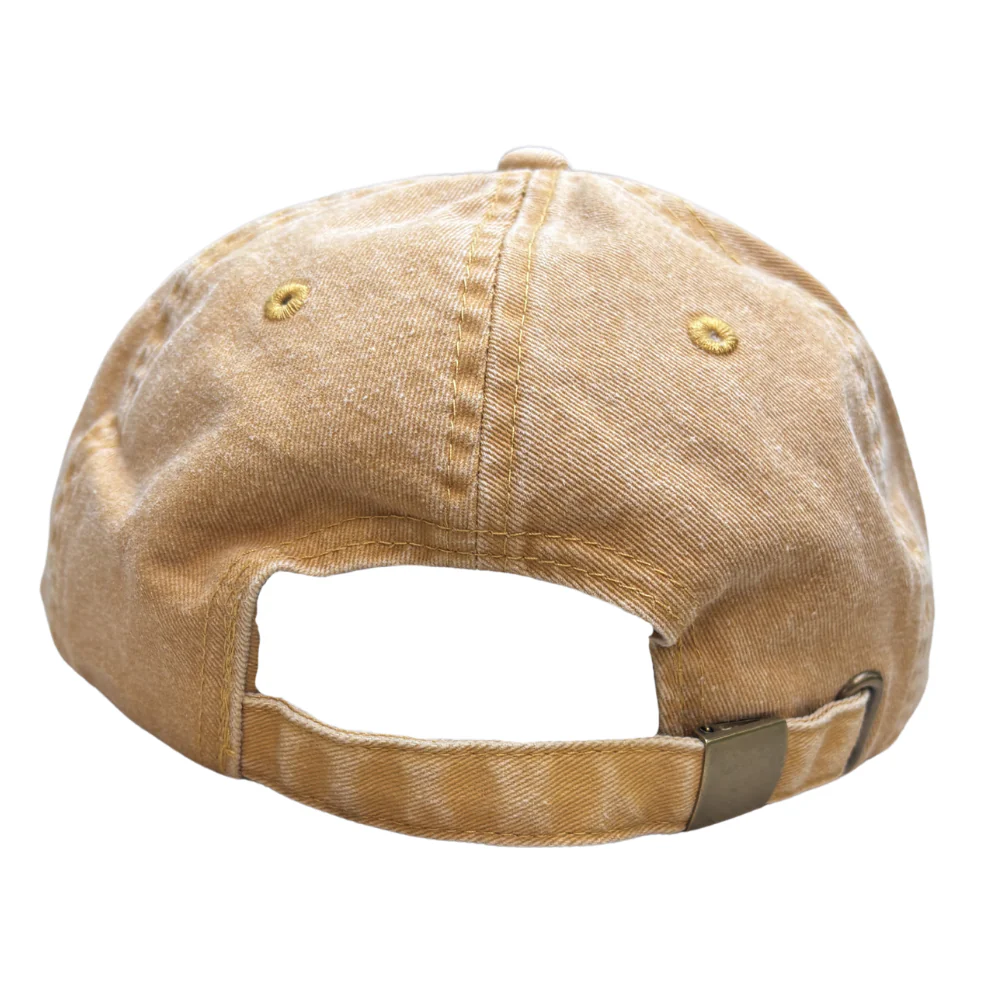 Sunfade Dad Cap Washed Mustard - Image 4