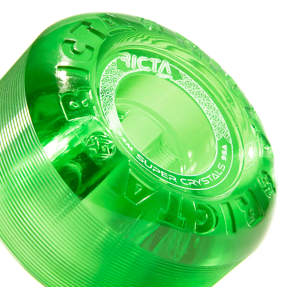 Super Crystals Trans Purple/Green/Blue/Red 95a 54mm Skateboard Wheels - Image 4