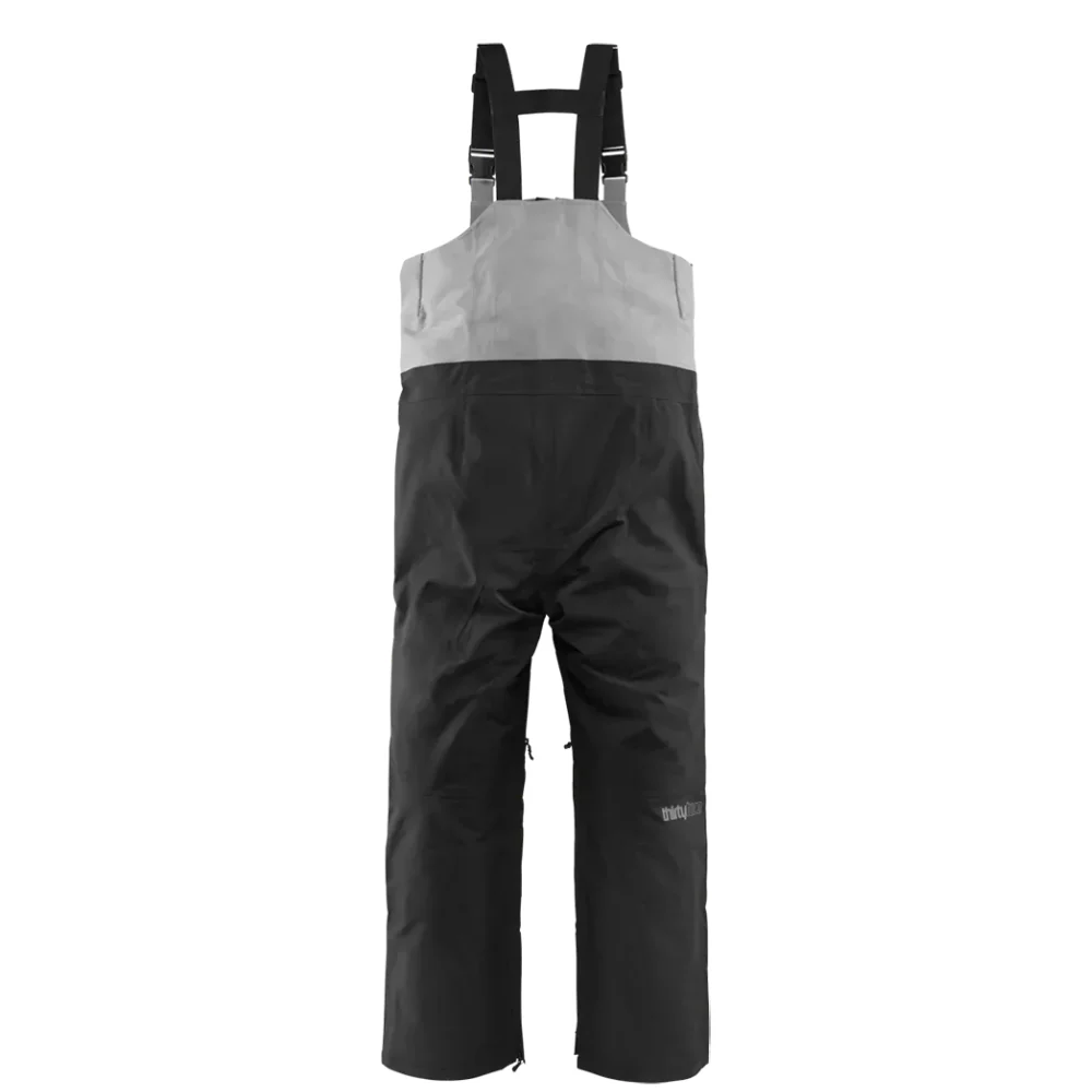 TM-3 Recycled Snowboard Bib Black/Grey - Image 3