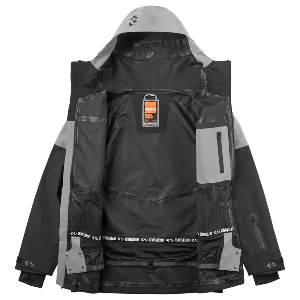TM-3 Recycled Snowboard Jacket Black/Grey - Image 2
