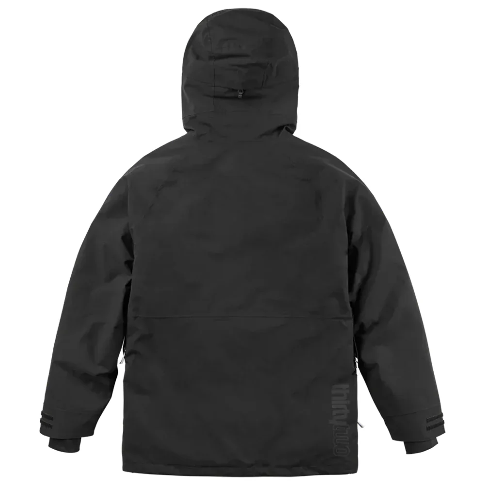 TM Recycled Snowboard Jacket Black - Image 3