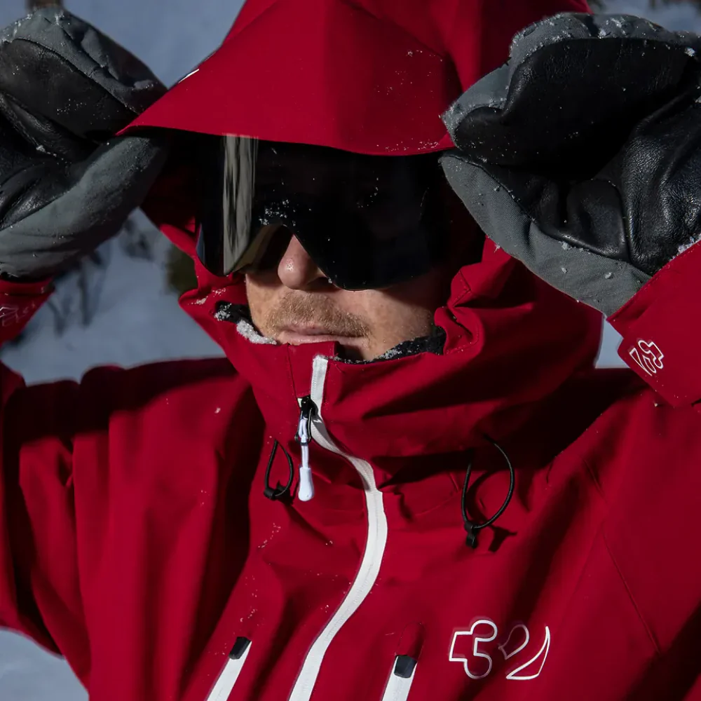 TM Recycled Snowboard Jacket Brick - Image 4
