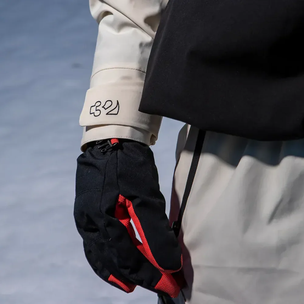 TM Recycled Snowboard Pants Off White - Image 5