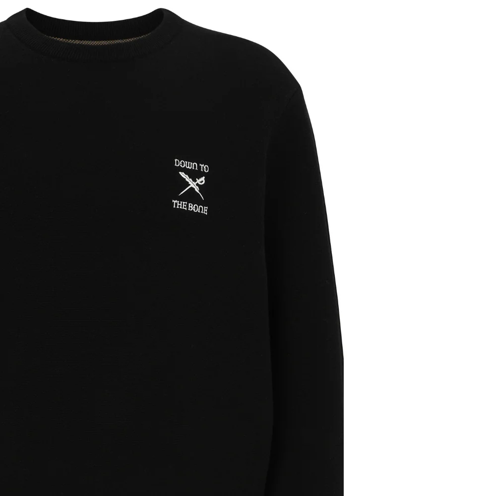 To The Bone Knit Crewneck Black - Image 5