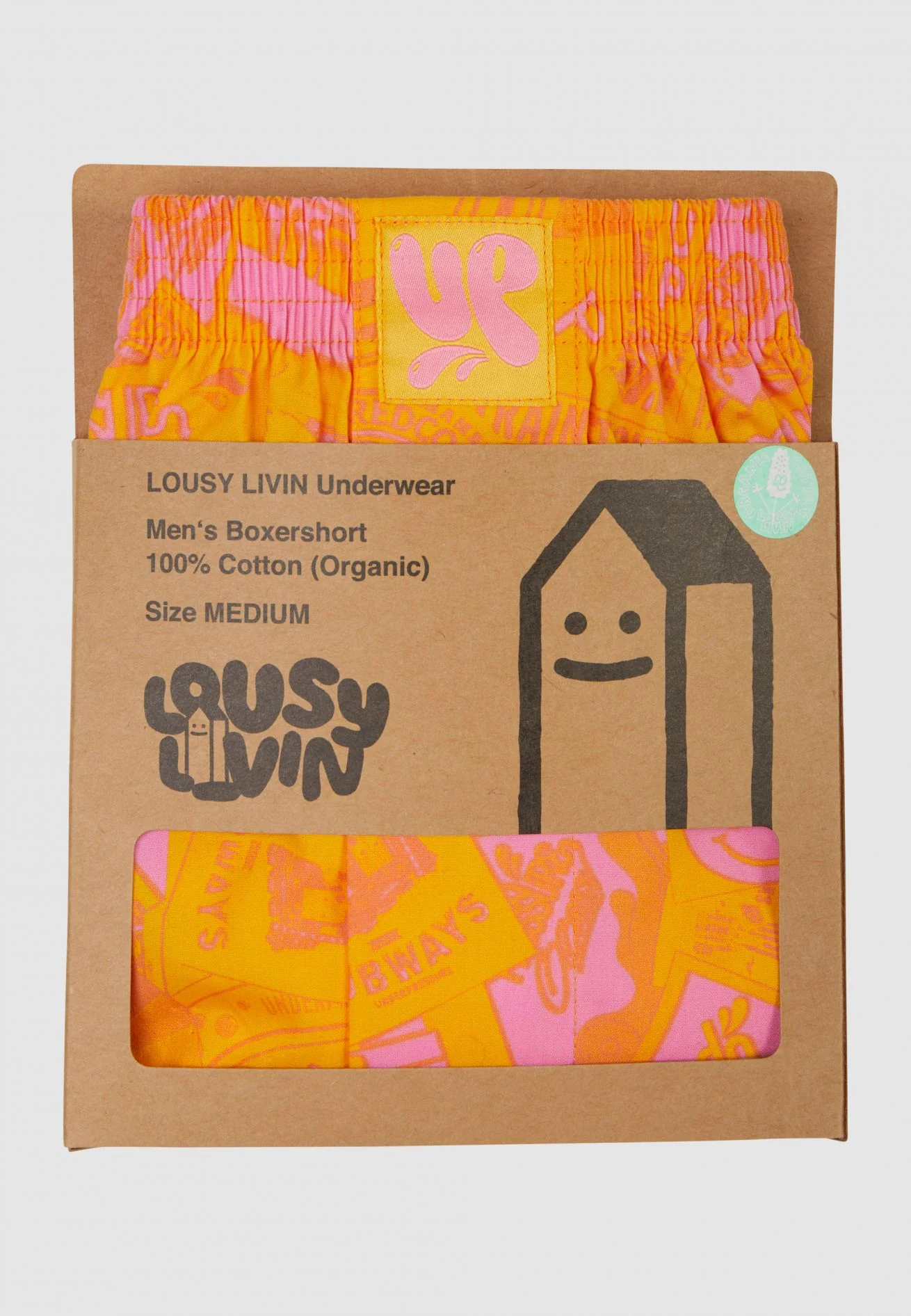 UP Sticker Clash Boxershorts Orange - Image 3