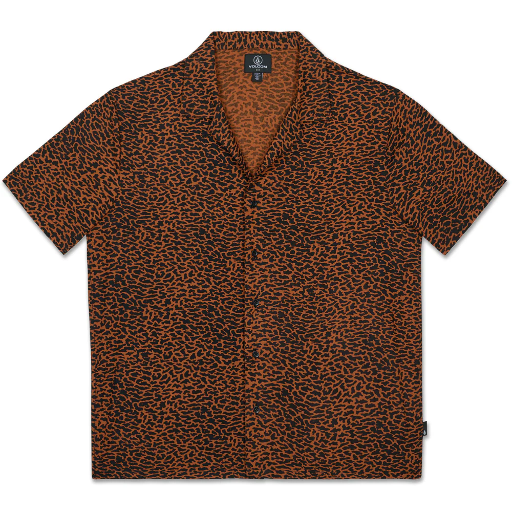 Utopias Print Shirt Brown Horn - Image 4
