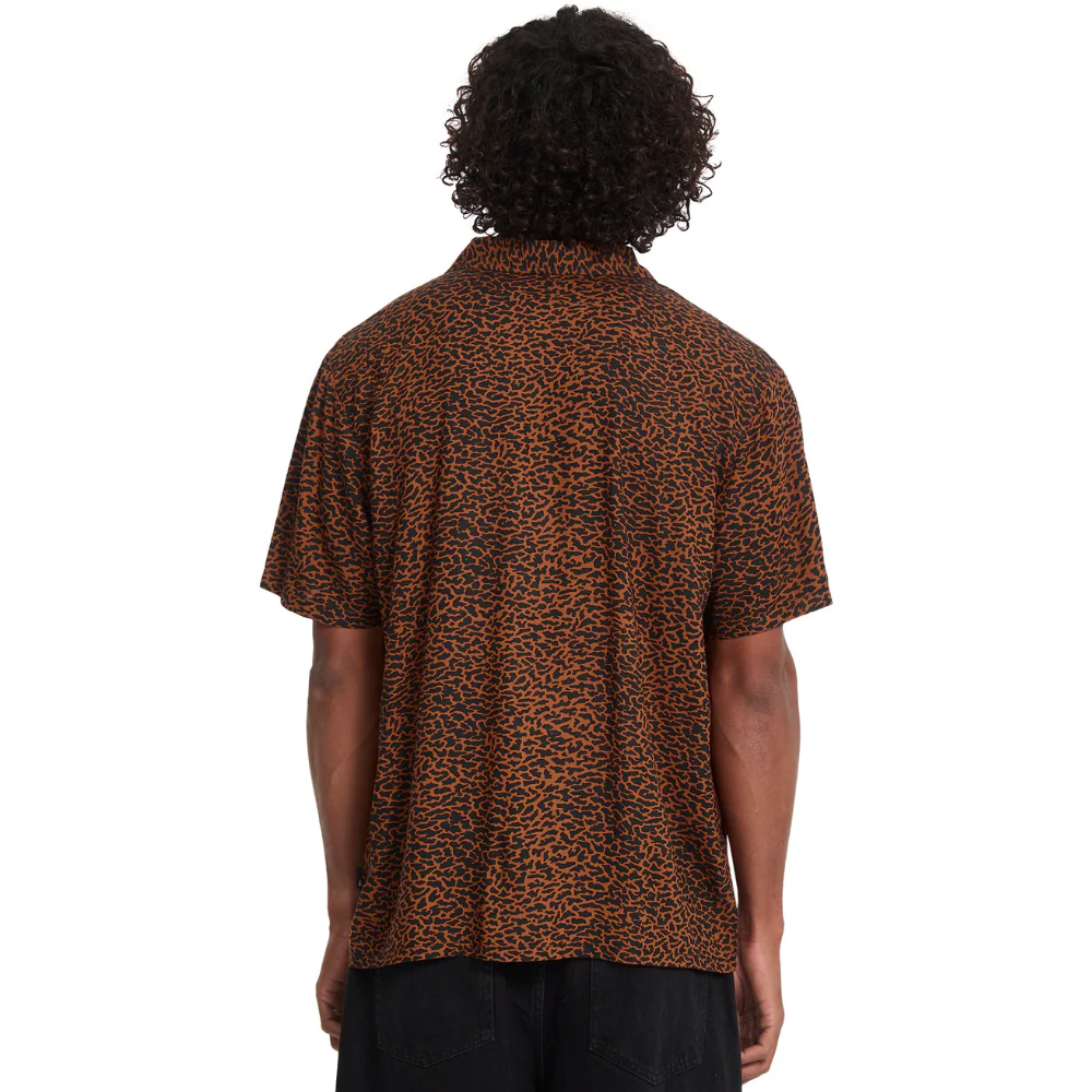 Utopias Print Shirt Brown Horn - Image 5