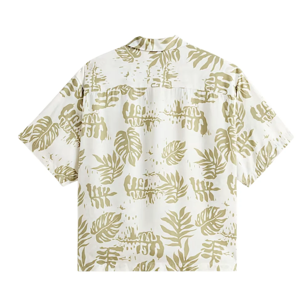 Van Doren Printed Camp Soft Sage Short Sleeve - Image 2