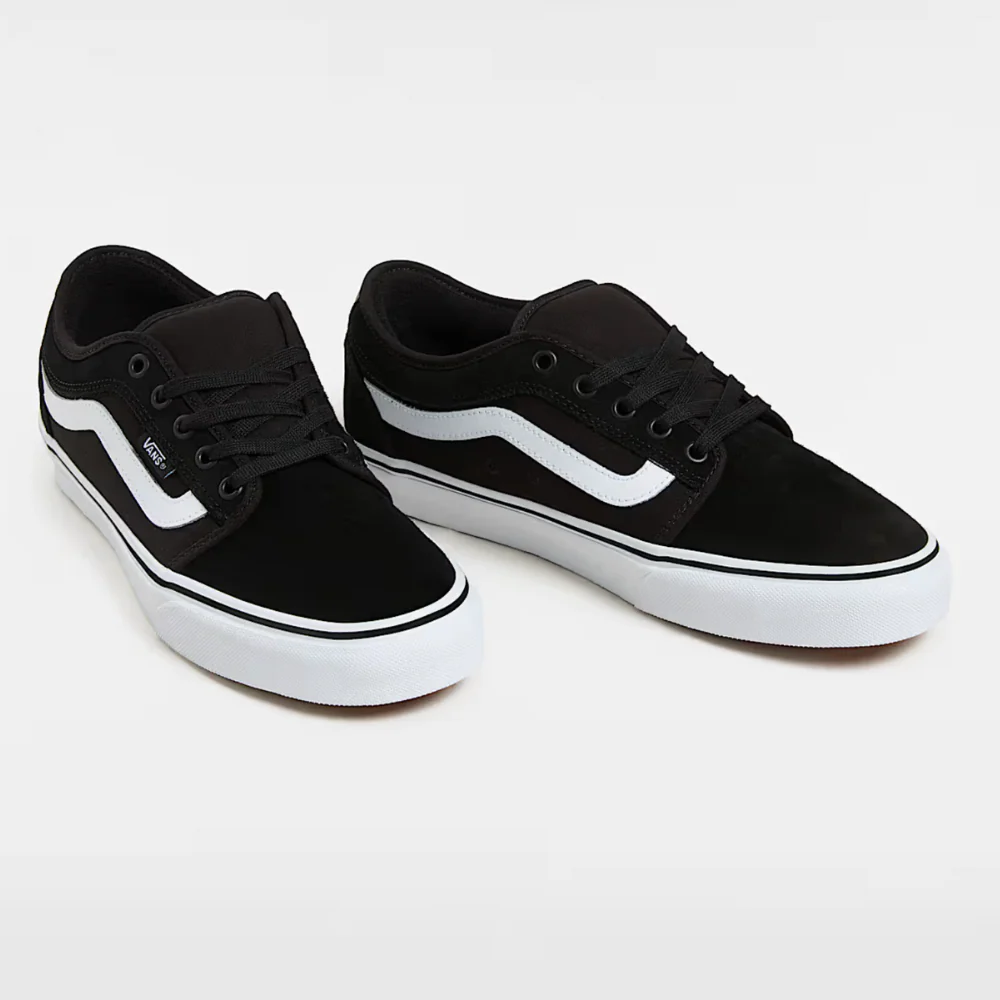 Skate Chukka Low Sidestripe Black/ White - Image 3