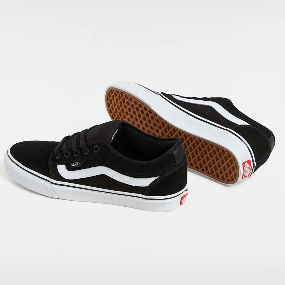 Skate Chukka Low Sidestripe Black/ White - Image 4