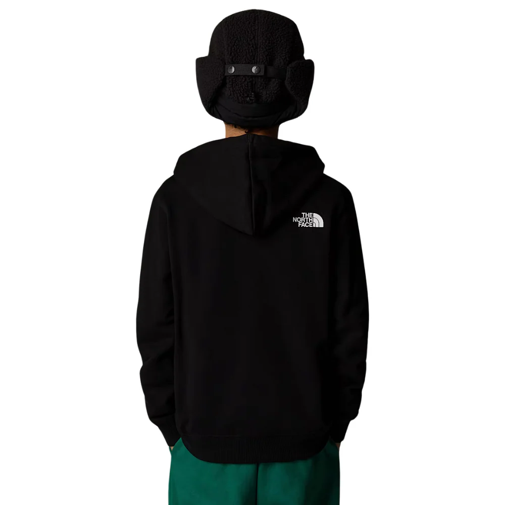 Kids Varsity Graphic Relaxed Hoodie TNF Black - Image 2