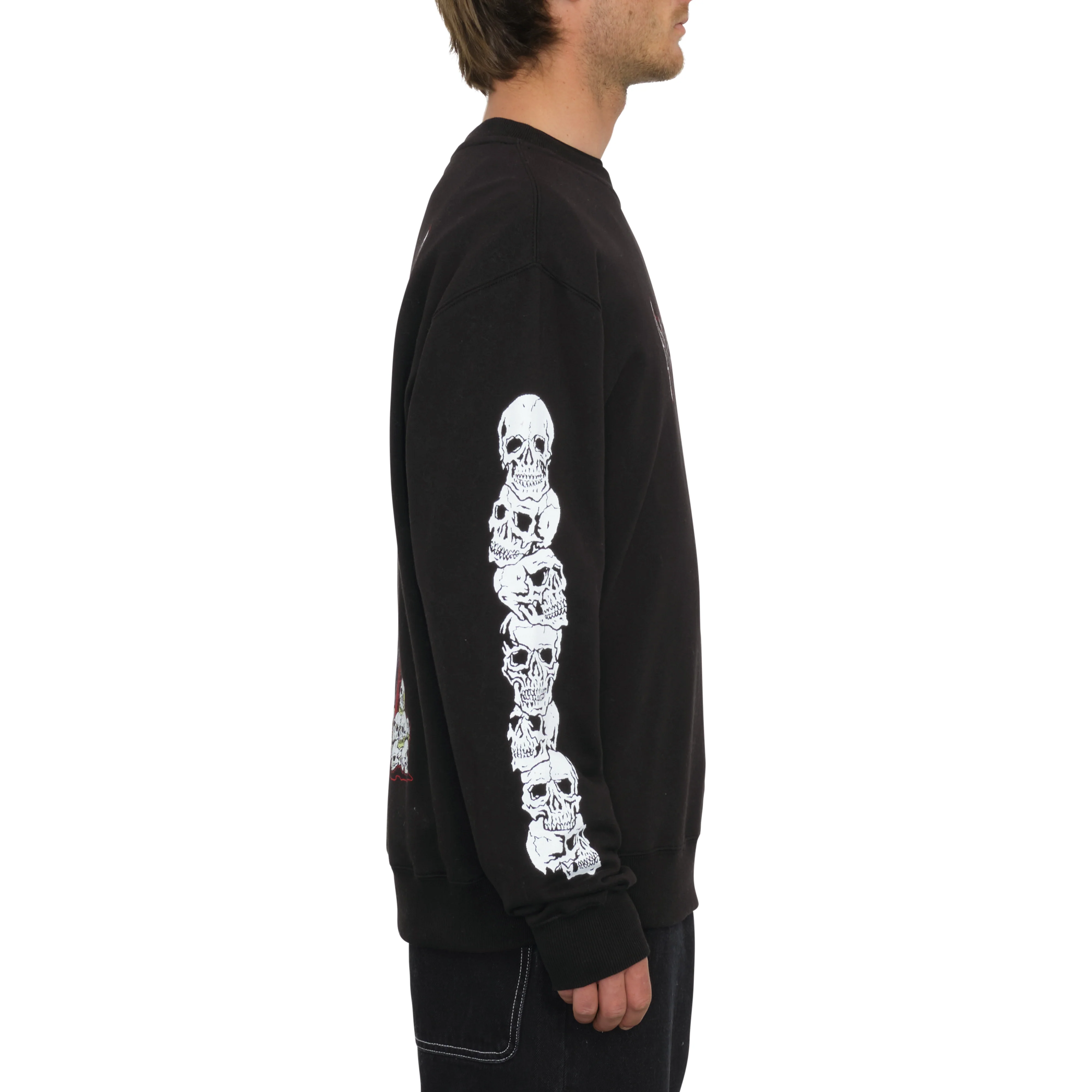 Stone Lord Crew Sweatshirt Black - Image 3