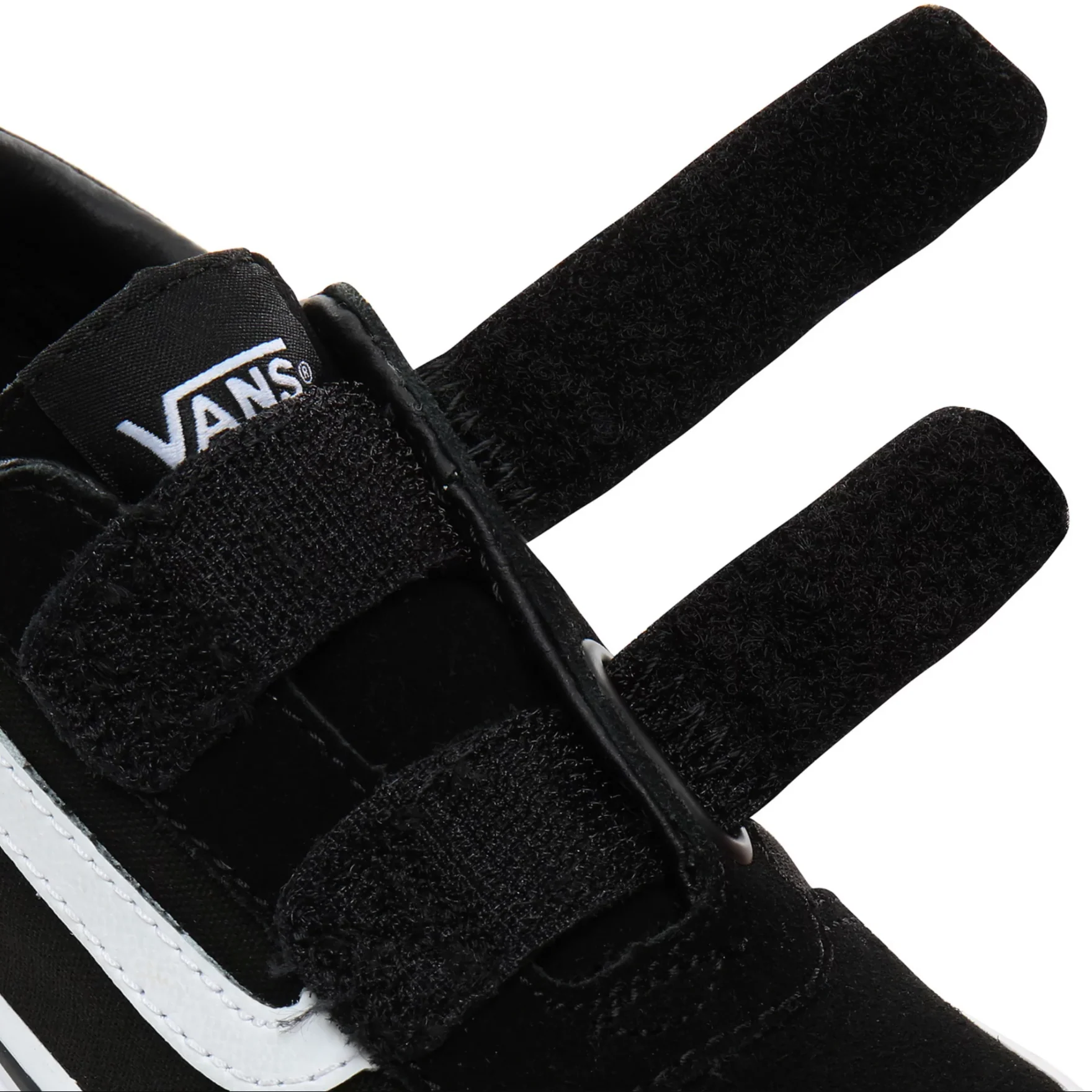 Kids Ward V (Suede/Canvas) Black/White - Image 3