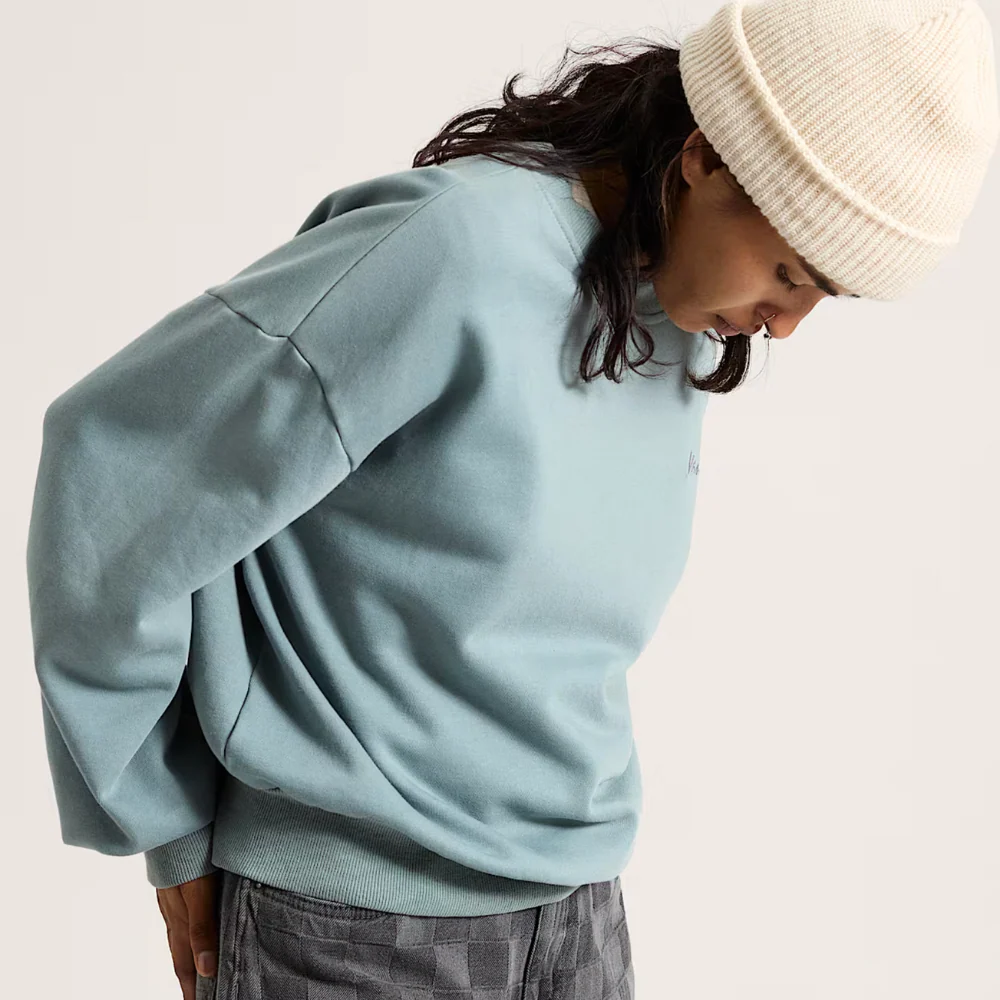Womens Retro Crewneck Stormy Weather - Image 4
