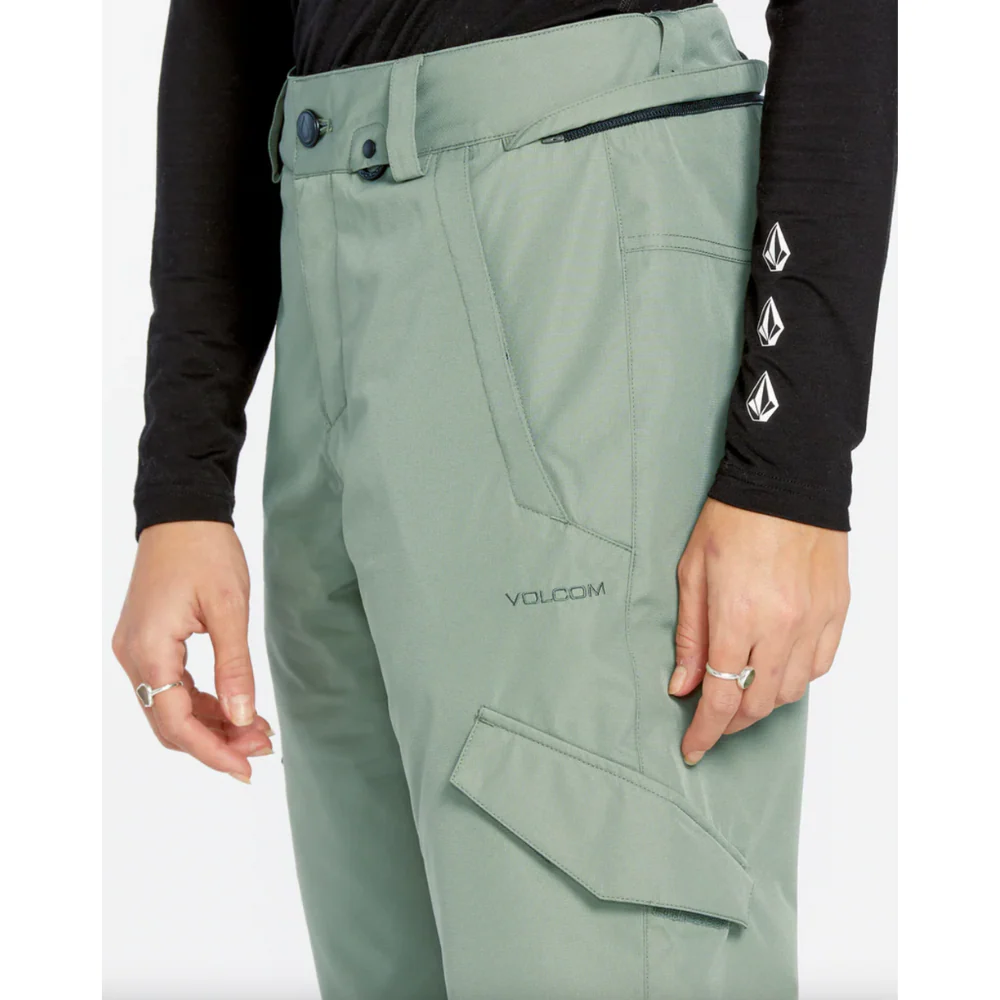 Womens Bridger Insulated Pants Lichen Green - Image 10