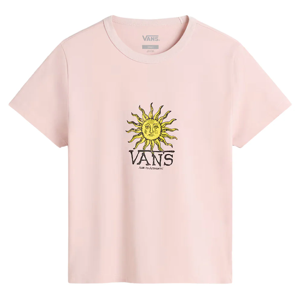 Womens Cosmic Ray T-Shirt Sepia Rose