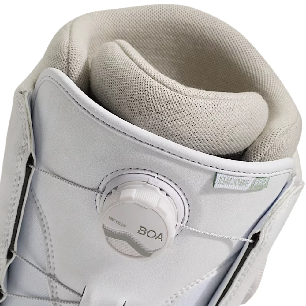 Womens Encore Pro 30th Anniversary White/Gray Oliv Snowboard Boots - Image 8