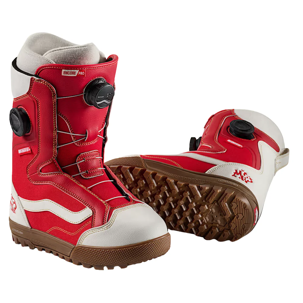 Womens Encore Pro Racing Red/Marshmellow Snowboard Boots - Image 3