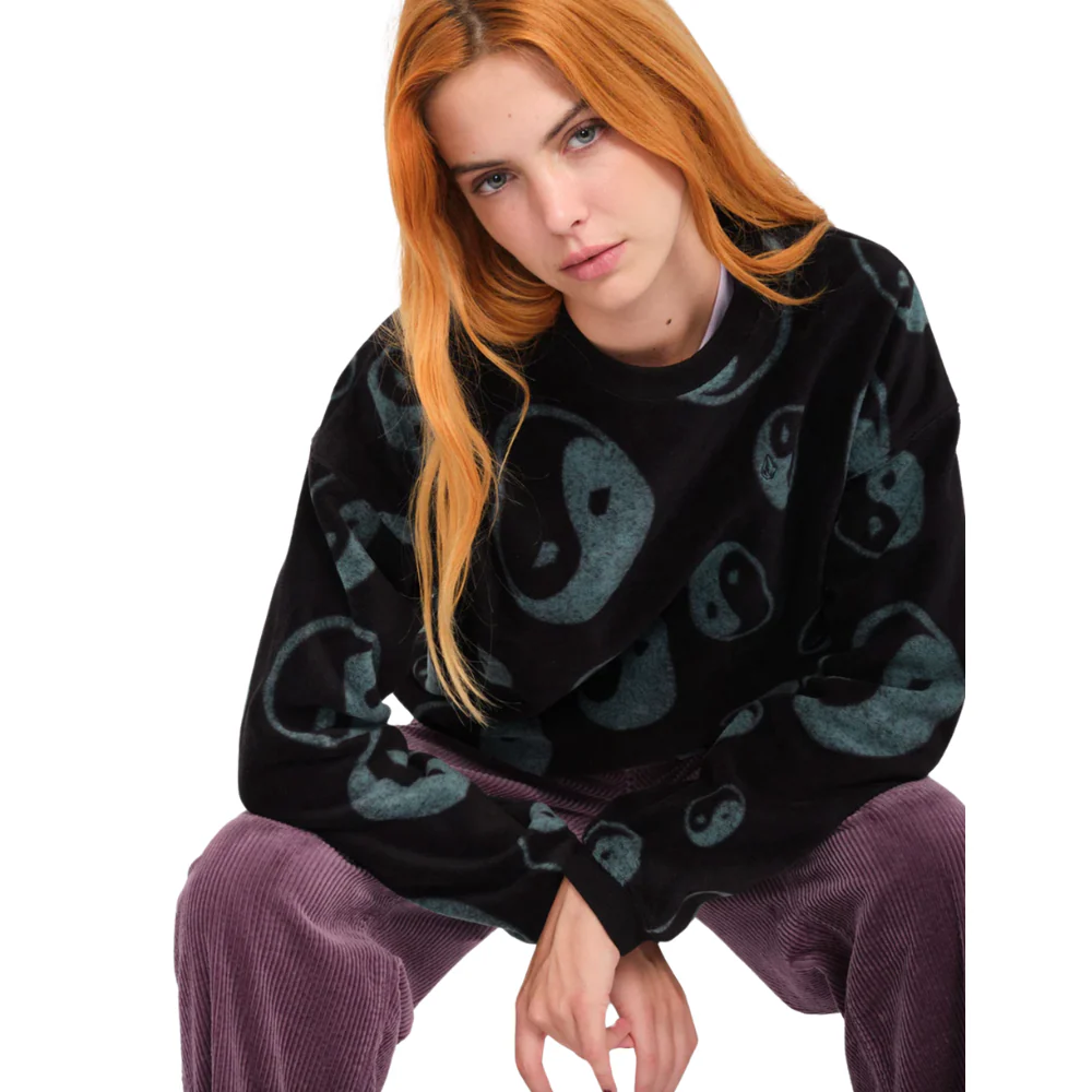 Womens Error 202 Sweatshirt Black - Image 4