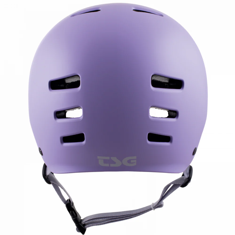 Womens Evolution Solid Color Satin Violet Helmet - Image 3