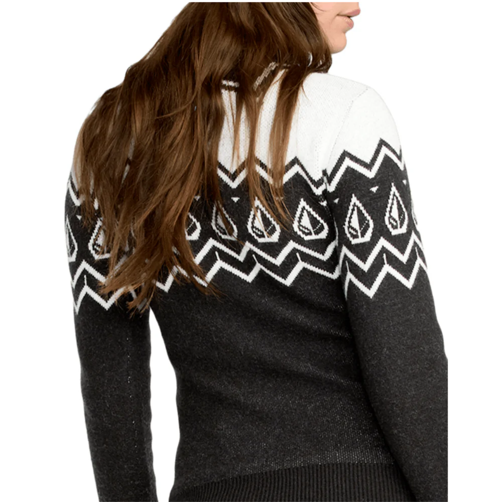 Womens Fireside Turtleneck Sweater Black - Image 6