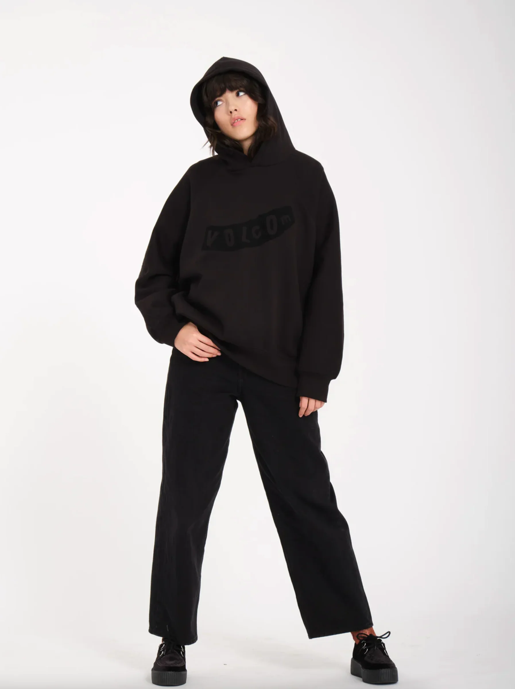 Womens Pistol Hoodie Black - Image 5