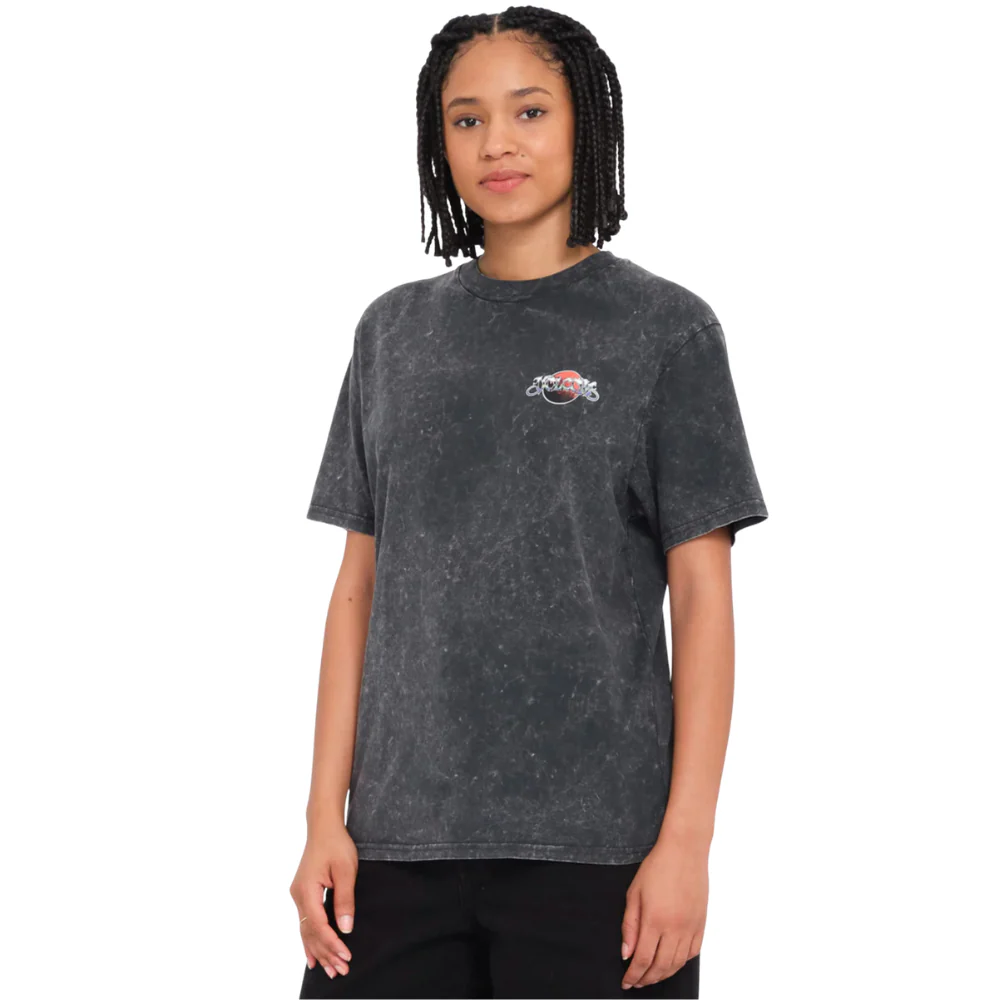 Womens Planetary T-shirt Vintage Black - Image 2