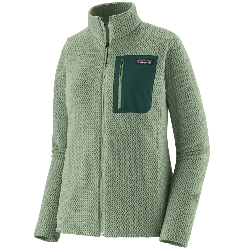 Womens R1® Air Fleece Jacket Ellwood Green - Image 3