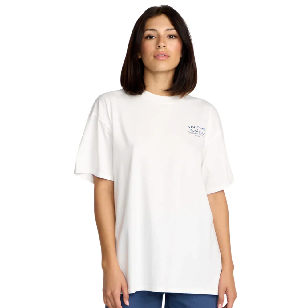 Womens Stone Throw T-Shirt Star White - Image 2