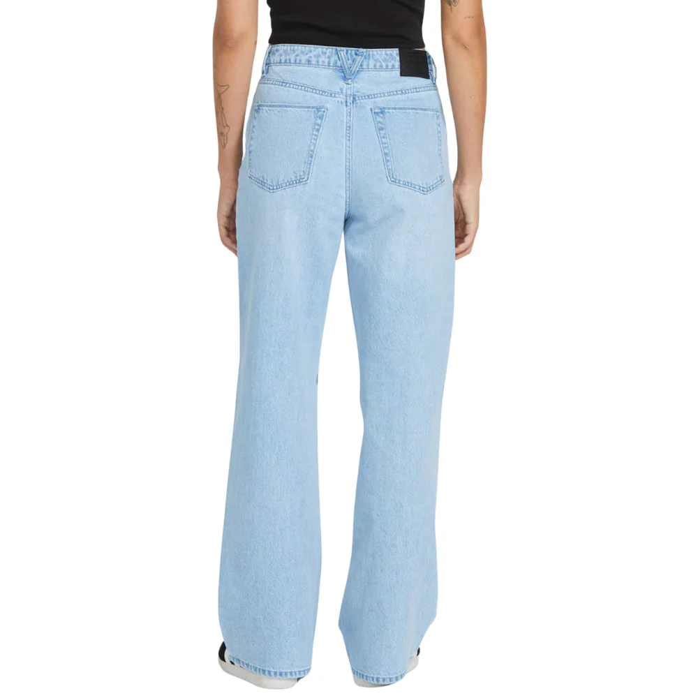 Womens Stoned Boyfriend High Rise Jeans Blue Bird - Image 2