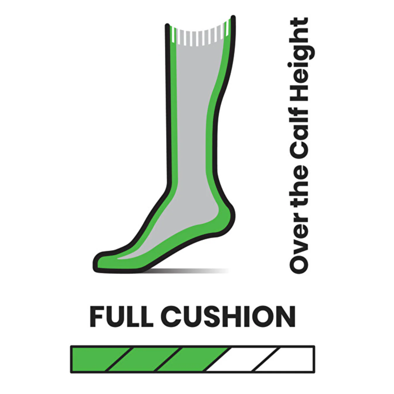 Womens Targeted Cushion OTC Snowboardsokken Full Moonbeam - Image 3