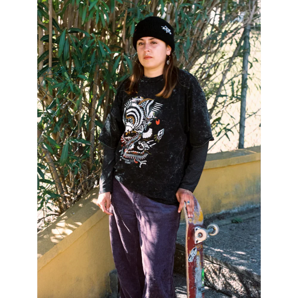 Womens Voltrip T-shirt Black - Image 3