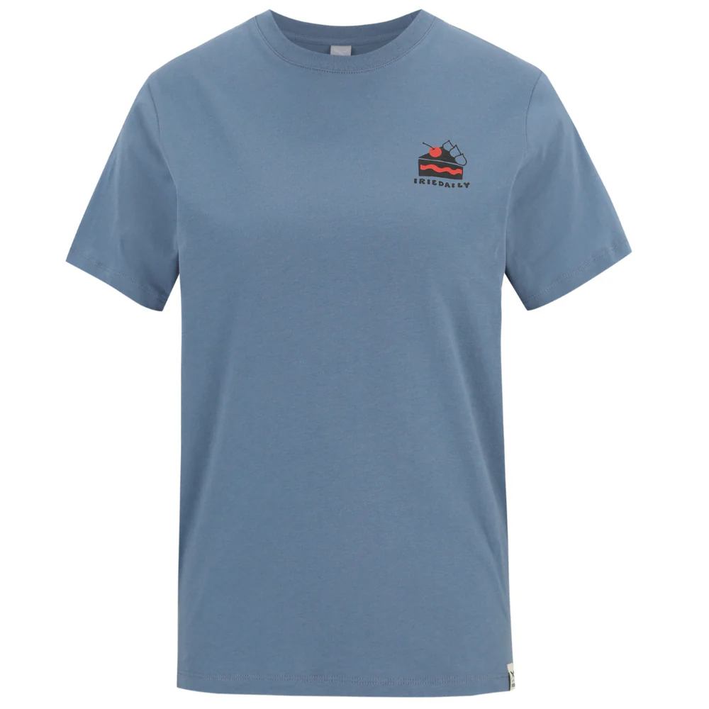Womens Yoga Club T-Shirt Greyblue - Image 3