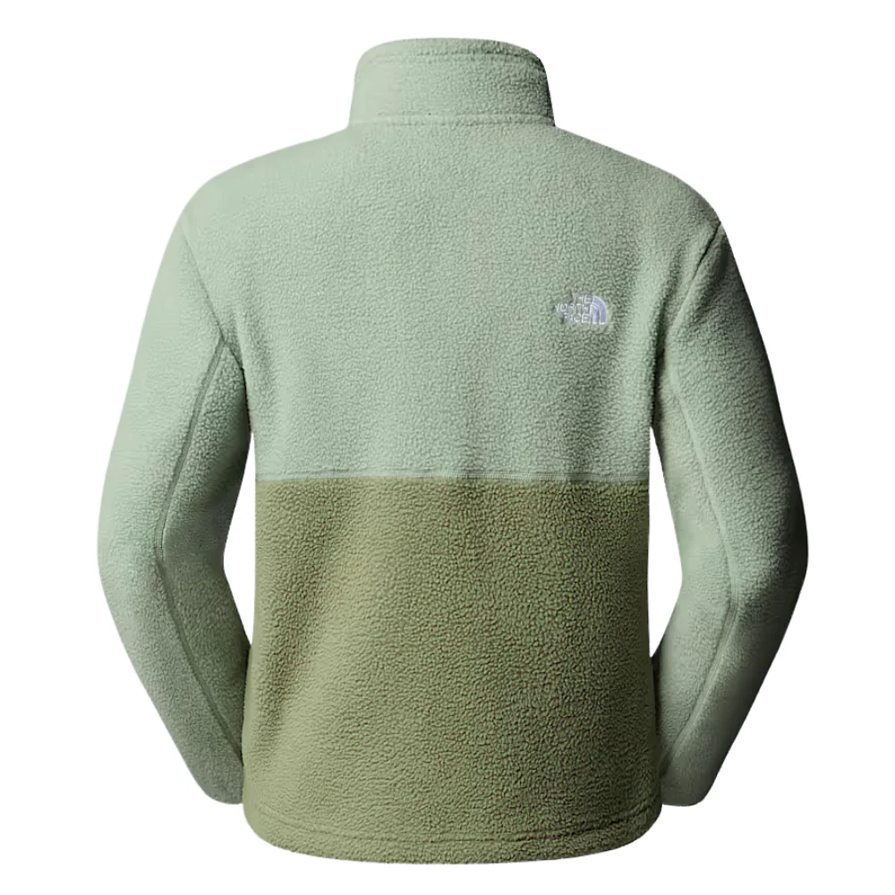 Womens Yumiori 1/4 Zip Fleece Jacket Bark Mist/Slate Moss - Image 3