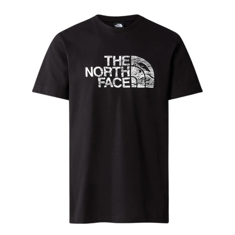Woodcut Dome T-shirt TNF Black - Image 3