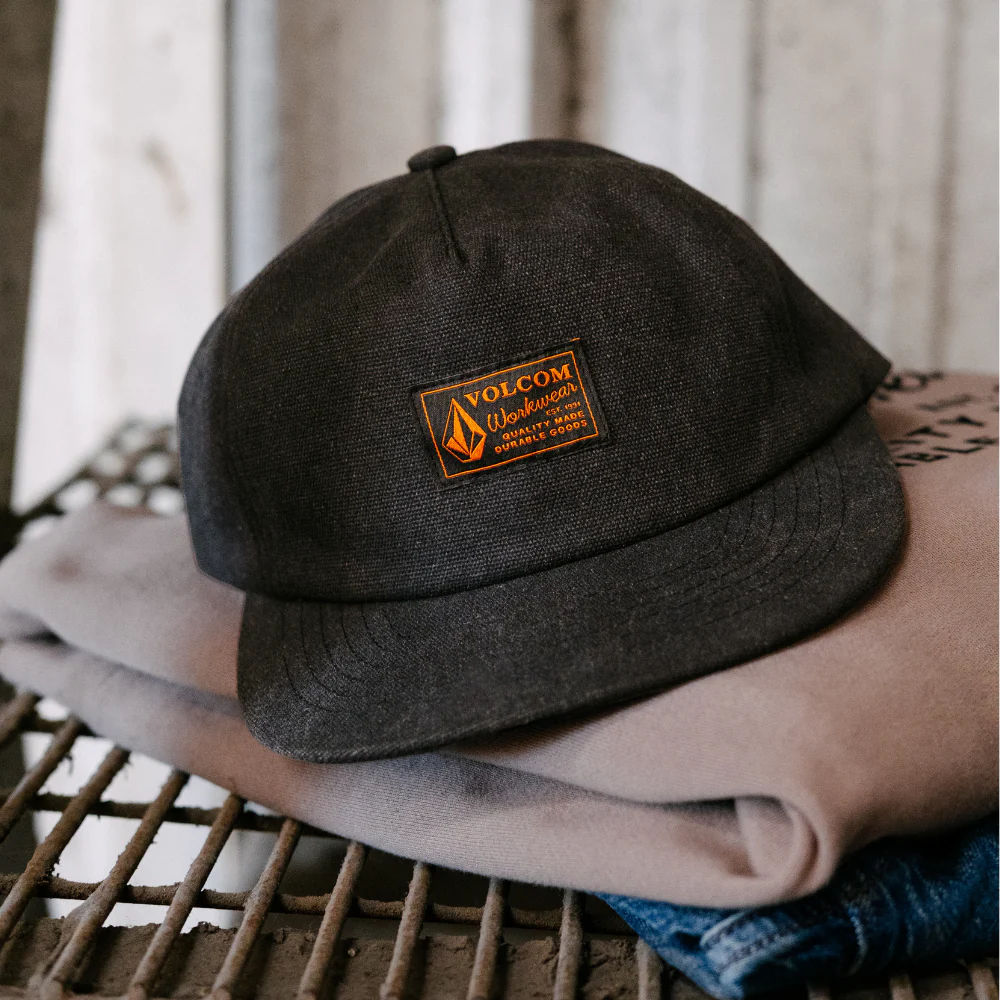 Workwear Adjustable Cap Antique Black - Image 5