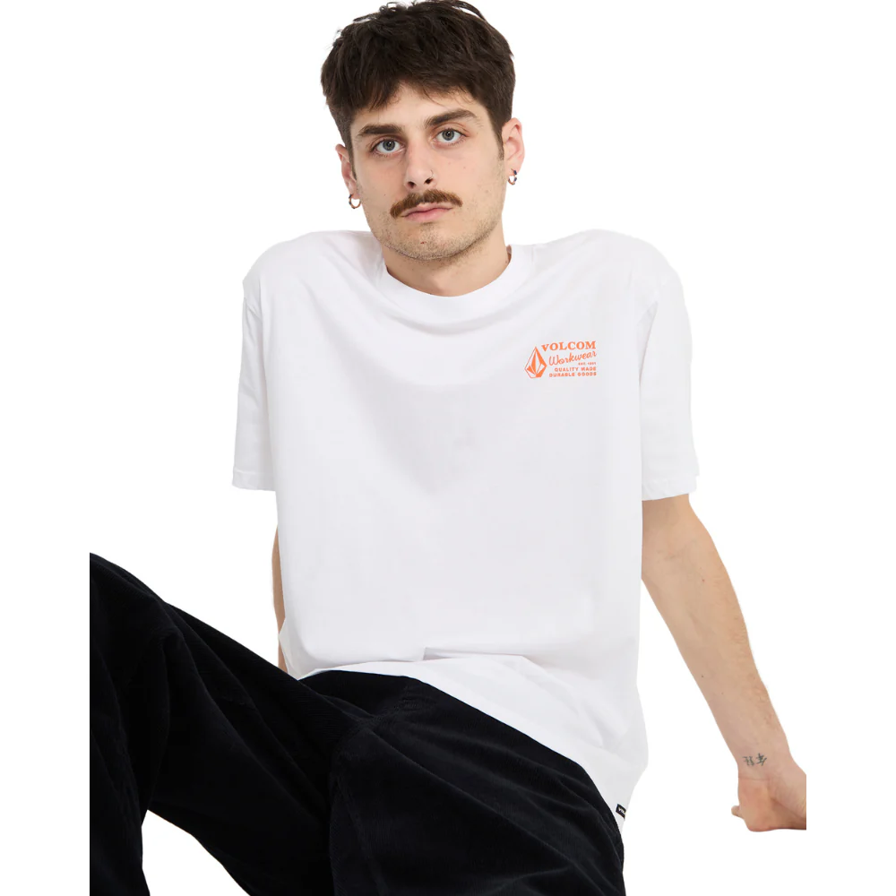 Workwear T-Shirt White Combo - Image 5
