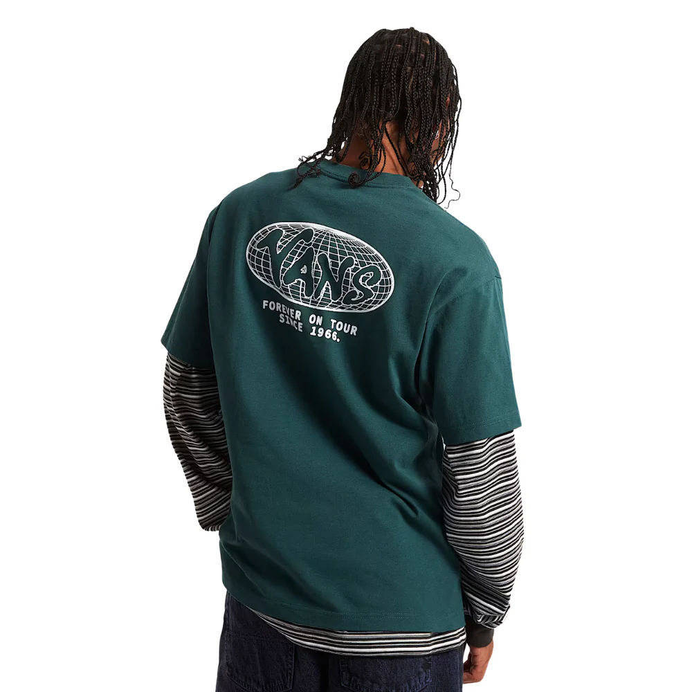 World Tour Loose T-Shirt Mystic Moss