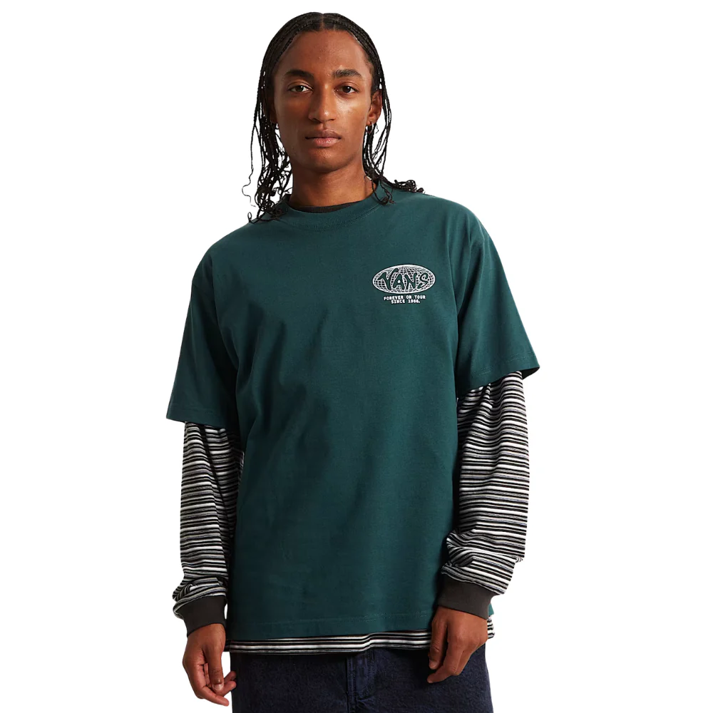 World Tour Loose T-Shirt Mystic Moss - Image 4