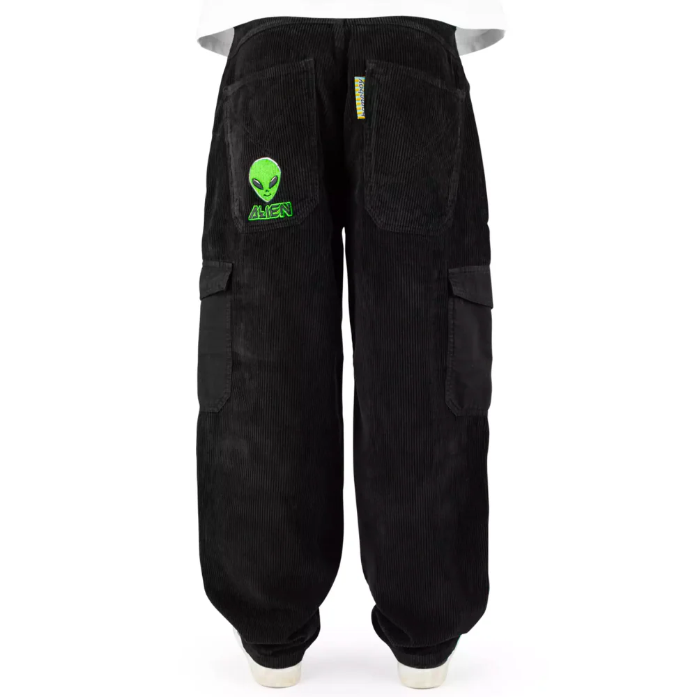 X-tra ALIEN Cargo Cord Pants Black