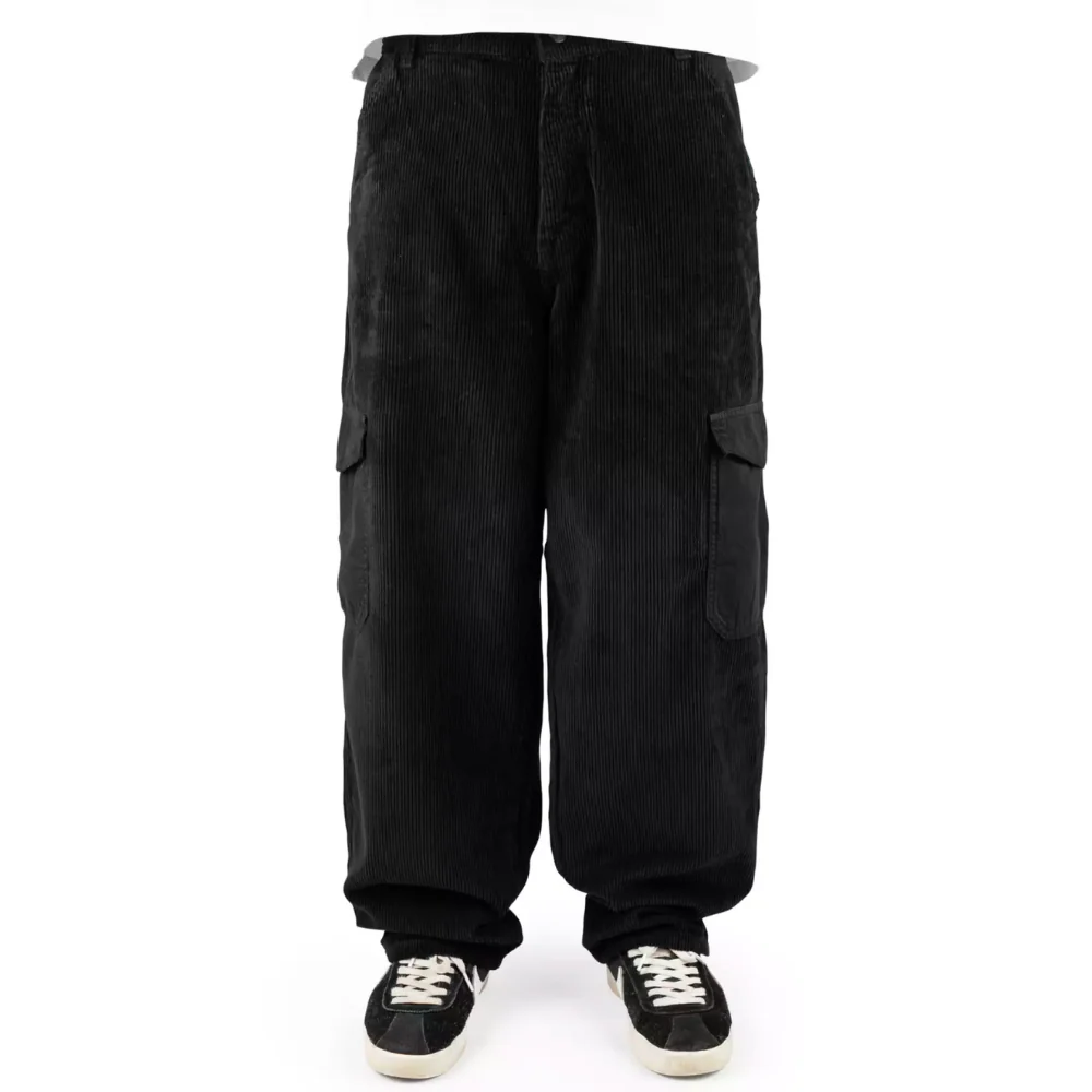 X-tra ALIEN Cargo Cord Pants Black - Image 2