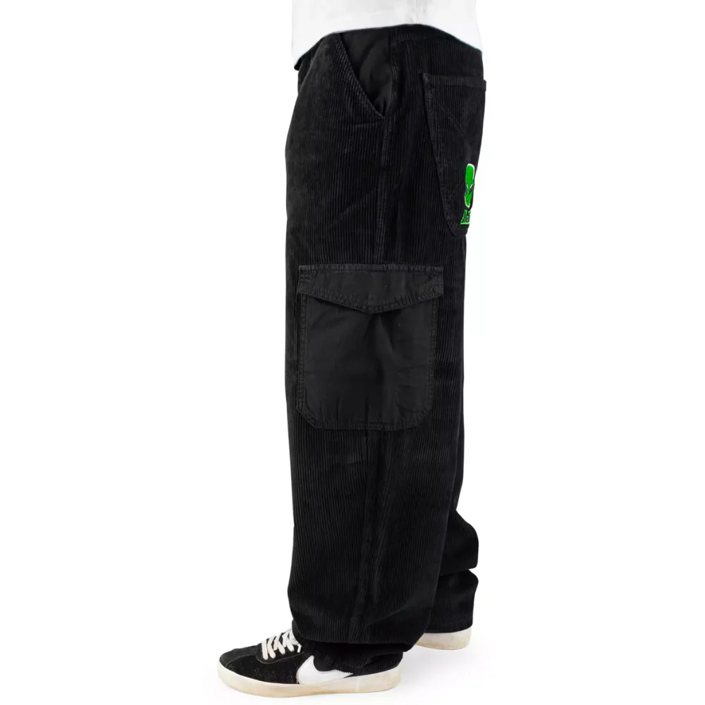 X-tra ALIEN Cargo Cord Pants Black - Image 3