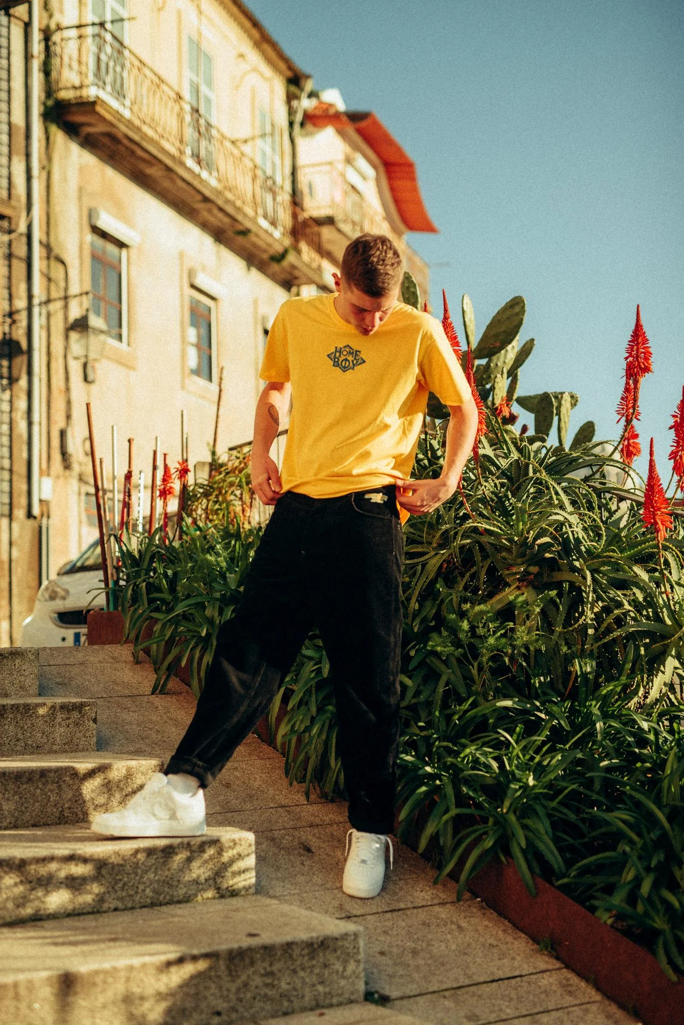 X-Tra Baggy Cord Pants Black - Image 5