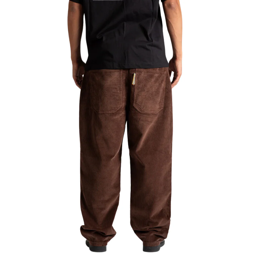 X-Tra Baggy Cord Pants Chocolate Brown - Image 2