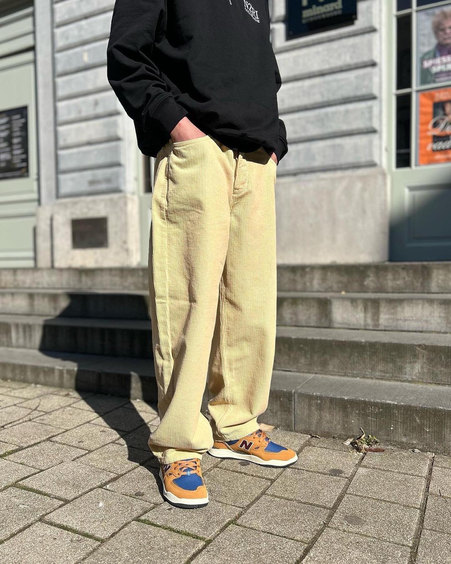 X-Tra Baggy Cord Pants Dust - Image 4