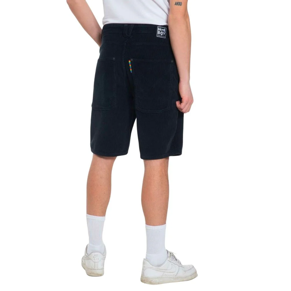 X-Tra Baggy Cord Shorts Black - Image 2