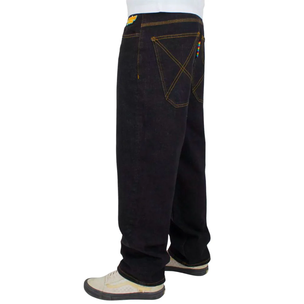 X-tra Baggy Denim Washed Black Tabacco - Image 3