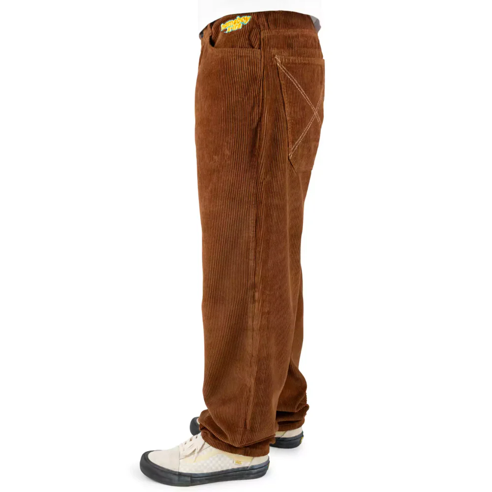 X-tra Baggy Cord Pants Brown - Image 2