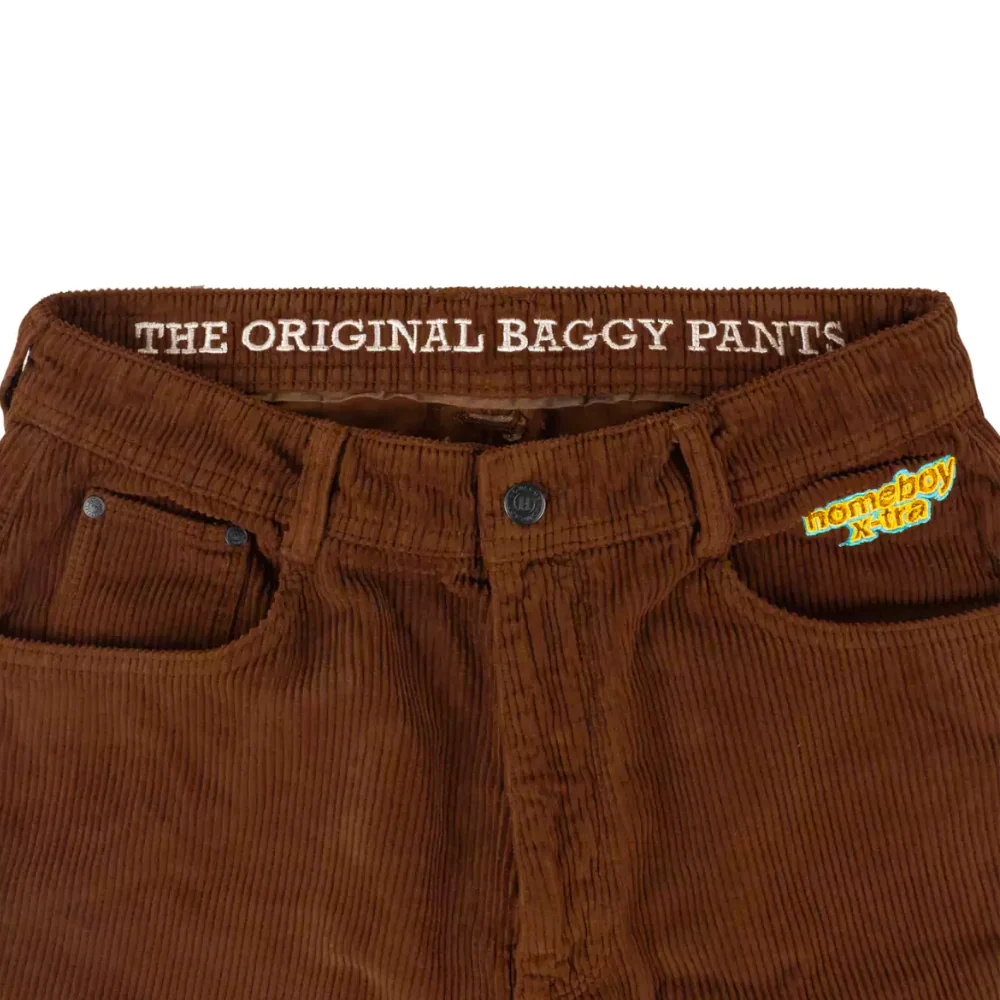 X-tra Baggy Cord Pants Brown - Image 4